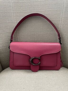 Coach Tabby Shoulder Bag 26 in Pewter/Dusty Pink NWT